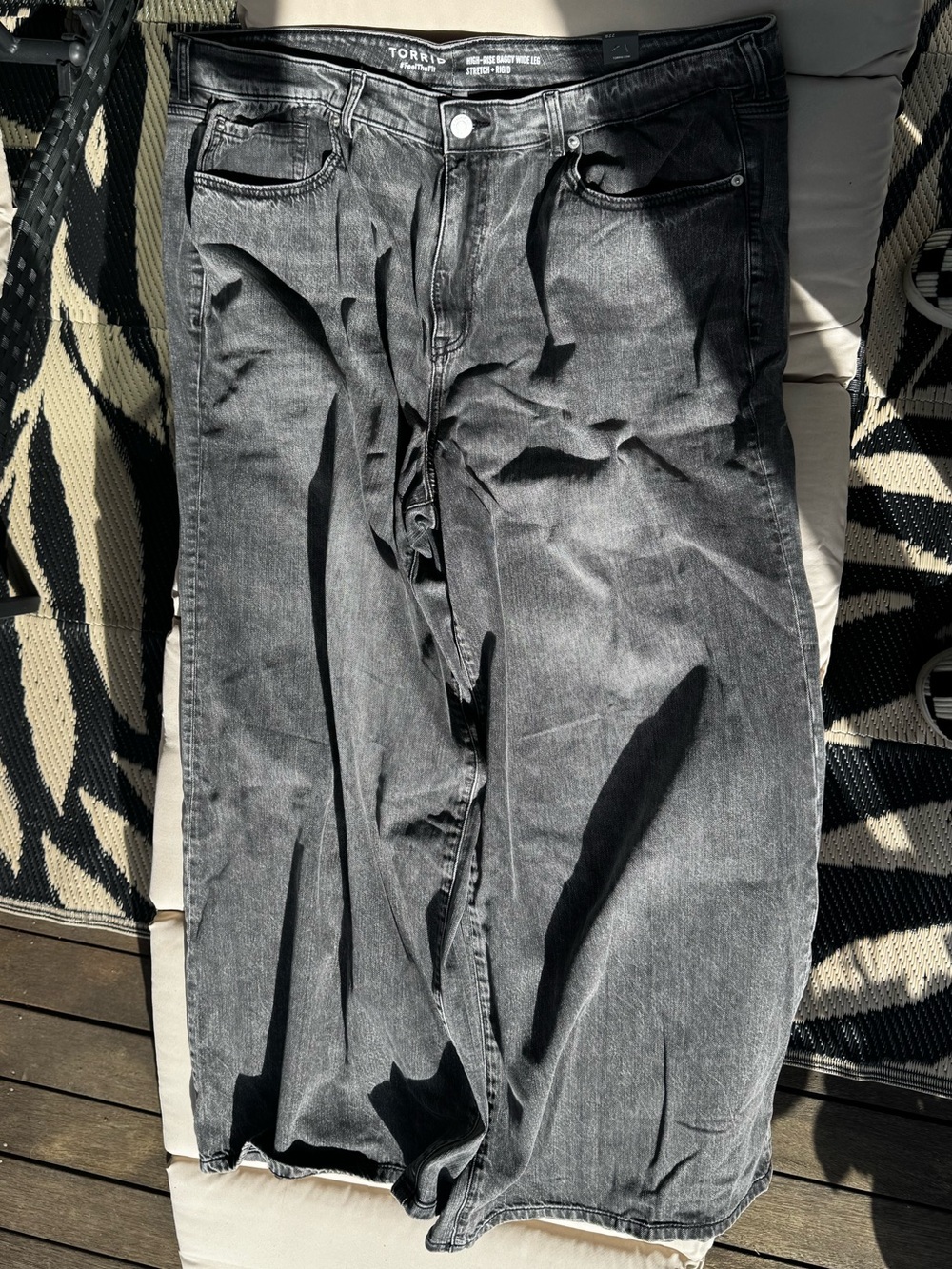 Torrid High Rise Baggy Wide Leg Jeans